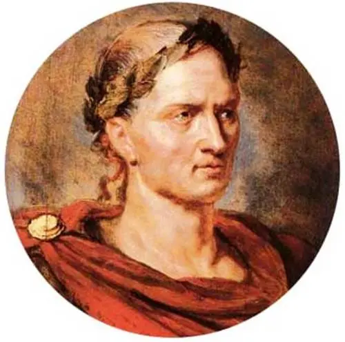 Picture of Julius Caesar and link to author page